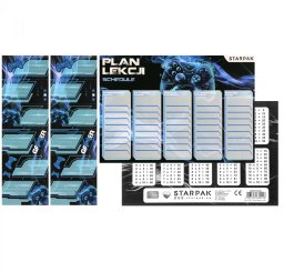 Starpak PLAN LEKCJI A5 NAKLEJ NA ZESZ PAD STK PB1/24