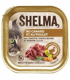 Crave SHELMA Alucup karma dla dorosłych kotów Z kaczką i kurczakiem 100g