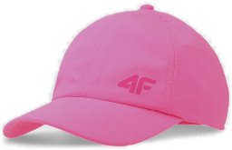 4f CZAPKA 4F Z DASZKIEM BEJSBOLÓWKA U386 FUKSJA NEON