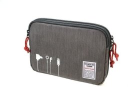 Troika TROIKA Organizer Poliester Czarny Szary Business Tech Pouch 2