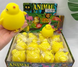 Omega Toys gniotek 12szt. KURCZAK GNX-104