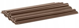 Cellfast Zestaw 10 sztuk brązowych klipsów do mocowania taśmy ogrodzeniowej 19cm