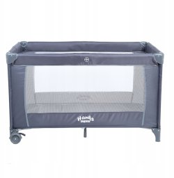 Hanks Kids ŁÓŻECZKO TURYSTYCZNE SIMPLE DARK GREY HANKSKIDS
