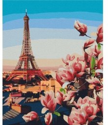 Twoje Hobby Malowanie po numerach - Paryskie Magnolie 40x50cm