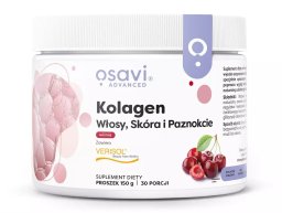 Osavi Osavi - Kolagen Włosy, Skóra i Paznokcie, Wiśnia, Proszek 150g