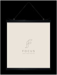 Focus Focus Poster Hanger Magnetic Black 61cm