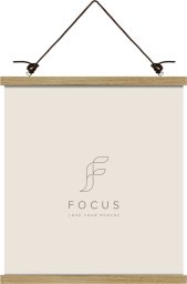 Focus Focus Poster Hanger Magnetic Oak 41cm