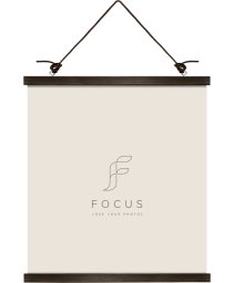 Focus Poster Hanger Magnetic Walnut 31cm