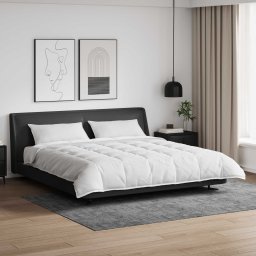 vidaXL vidaXL Zestaw kołder z poduszką 3 pcs Biały Pióra down