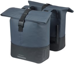 Basil Sakwa podwójna BASIL COVE DOUBLE PANNIER BAG 28-32L, Universal Bridge System, navy/black