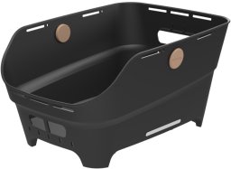 Basil Kosz tylny na bagażnik CENTO NEO rear bicycle basket, 21L WSL System, black (BAS-20036)