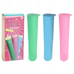 Excellent Houseware FOREMKI NA LODY FORMA DO LODÓW WODNYCH 100 ML 3 SZTUKI EXCELLENT HOUSEWARE 259404