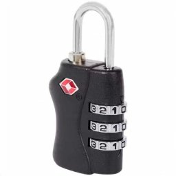 Korbi KŁÓDKA DO BAGAŻU Z SYSTEMEM TSA LOCK SPILBERGEN CZARNA