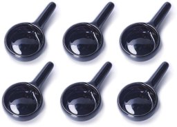 kufer-pasmanteria Wysokiej jakości ceramiczny kominek zapachowy czarny Dyfuzor zapachowy 6szt