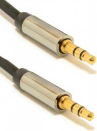 Kabel Gembird Jack 3.5mm - Jack 3.5mm 0.7m srebrny (CCAP-444-0.75M)