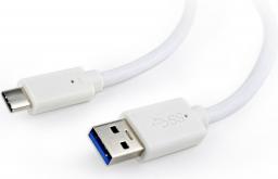 Kabel USB Gembird USB-A - 1.8 m Biały (CCP-USB3-AMCM-6-W)