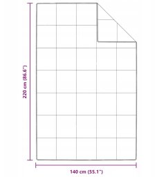 vidaXL Kołdry i Pokrycia Biały 140 x 220 cm Puch Lumarko!