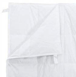 vidaXL Kołdry i Kocyki Biały 200 x 200 cm Puch Lumarko!