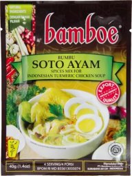IndoMie Przyprawa, pasta do zrobienia zupy Zupa z kurczaka Soto Ayam 40g - Bamboe