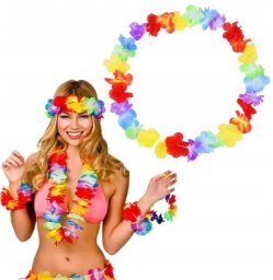 Party Deco Kwiaty hawajskie naszyjnik opaska party prezent aloha