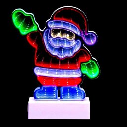 Dekoracja świąteczna WideShop LD11 LED 3D MIKOŁAJ ŚWIECĄCY OZDOBA       DEKORACJA
