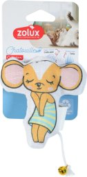 Unizoo ZOLUX Zabawka dla kota dzwonek kocimiętka mysz sukienka CHATOUILLE 12cm