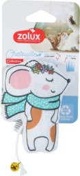 Unizoo ZOLUX Zabawka dla kota dzwonek kocimiętka mysz szalik CHATOUILLE 11cm