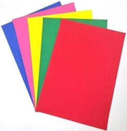Fresh Papier flokowany A4 5 arkuszy wycinanki EDUKAMP