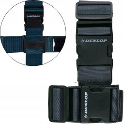 Dunlop UNIWERSALNY PAS ZABEZPIECZAJĄCY DO BAGAŻU PODWÓJNY 230x5CM/185x5CM DUNLOP SZARY