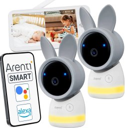 Niania Arenti Arenti 4MP Wi-Fi Baby  Kit with dual cameras + LCD