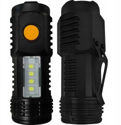 Latarka VERGIONIC Latarka LED USB-C VERGIONIC kieszonkowa COB 5 trybów 150 lm