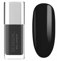 Semilac SEMILAC Nail Lacquer Klasyczny lakier do paznokci 109 Classic Black 9 ml