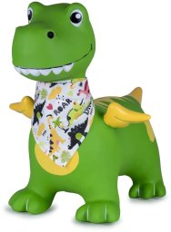 Jamara Skoczek Dino z skrzydłami HoppyDoo z pompką zielony