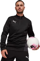 Puma Bluza męska Puma TeamGoal Training 1/4 Zip Top czarna 658629 03 L