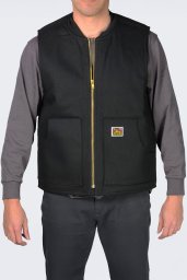 Lazer Kamizelka Ben Davis Lined Vest Black