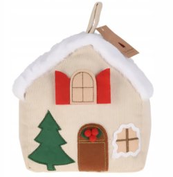 Home Styling Collection Stoper do drzwi, dom Świętego Mikołaja