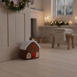 Home Styling Collection Stoper do drzwi, dom Świętego Mikołaja