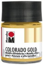Marabu 12640005784, Gold, Metallic, Water-based paint, liquid, 50 ml, 1 pc(s) |