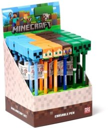 Puckator Długopis z silikonową nakładką Minecraft (36szt) EDUKAMP
