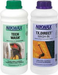  Nikwax Zestaw pielęgnacyjny Tech Wash / TX Direct Wash-In do odzieży 1000 ml 