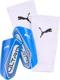 Puma Ochraniacze piłkarskie na golenie piszczele nagolenniki Puma Ultra Light Sleeve niebieskie 30989 04 L
