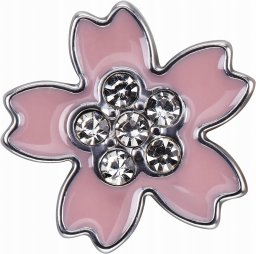 Moleskine Przypinka MOLESKINE Sakura Pin Crystal Flower 2025, różowa