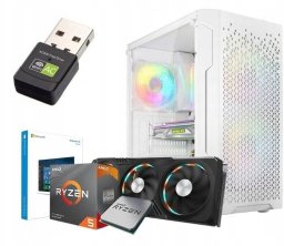 Komputer Netcom BIAŁY GAMINGOWY DO GIER RYZEN 5 5600 16GB RTX 5060 8GB SSD 1TB W11