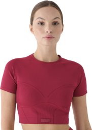 4f Koszulka damska 4F FNK F1737 burgund 4FRAW24TFTSF1737 60S M/L