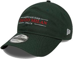 New Era Czapka z daszkiem NEW ERA Sports Club AC MILAN 9TWENTY zielona