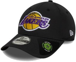 New Era Czapka z daszkiem NEW ERA LA Lakers NBA Recycled 9FORTY czarna