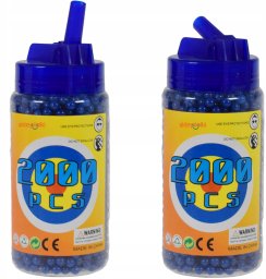 Skleplolki 2000 SZTUK KULEK PLASTIKOWYCH DO PISTOLETU KARABINU BB 6MM RÓŻNE KOLORY