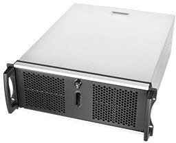 Obudowa serwerowa Chenbro Chenbro Chenbro RM41300 obudowa urządzeń sieciowych 4U Czarny, Srebrny