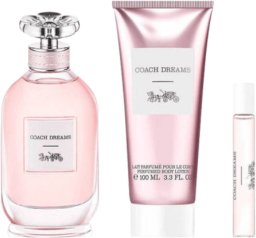 Coach Set Dreams Eau De Parfum For Women 90 ml + Dreams Eau De Parfum For Women 10 ml + Dreams Body Lotion All Over The Body 100 ml For Women