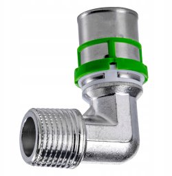 Comap Kolano GZ zaprasowywane MultiSkin mosiądz/ocynk 20x1/2 726ECX-02 (DWZ)